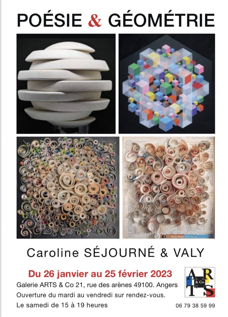 Exposition Poésie & Géométrie - Arts&Co Angers
